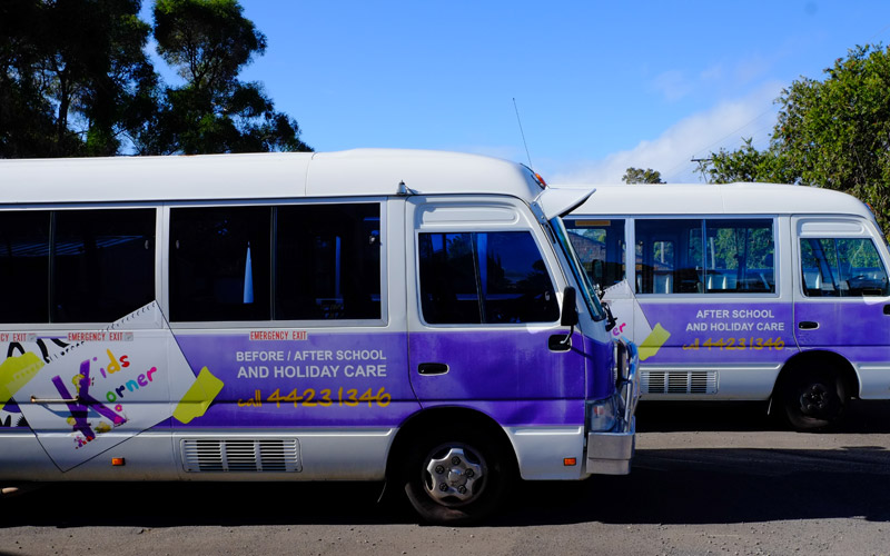 nowra vacation care bus