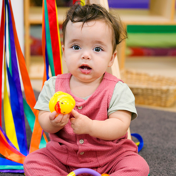 baby in occasional care at kids korder nowra